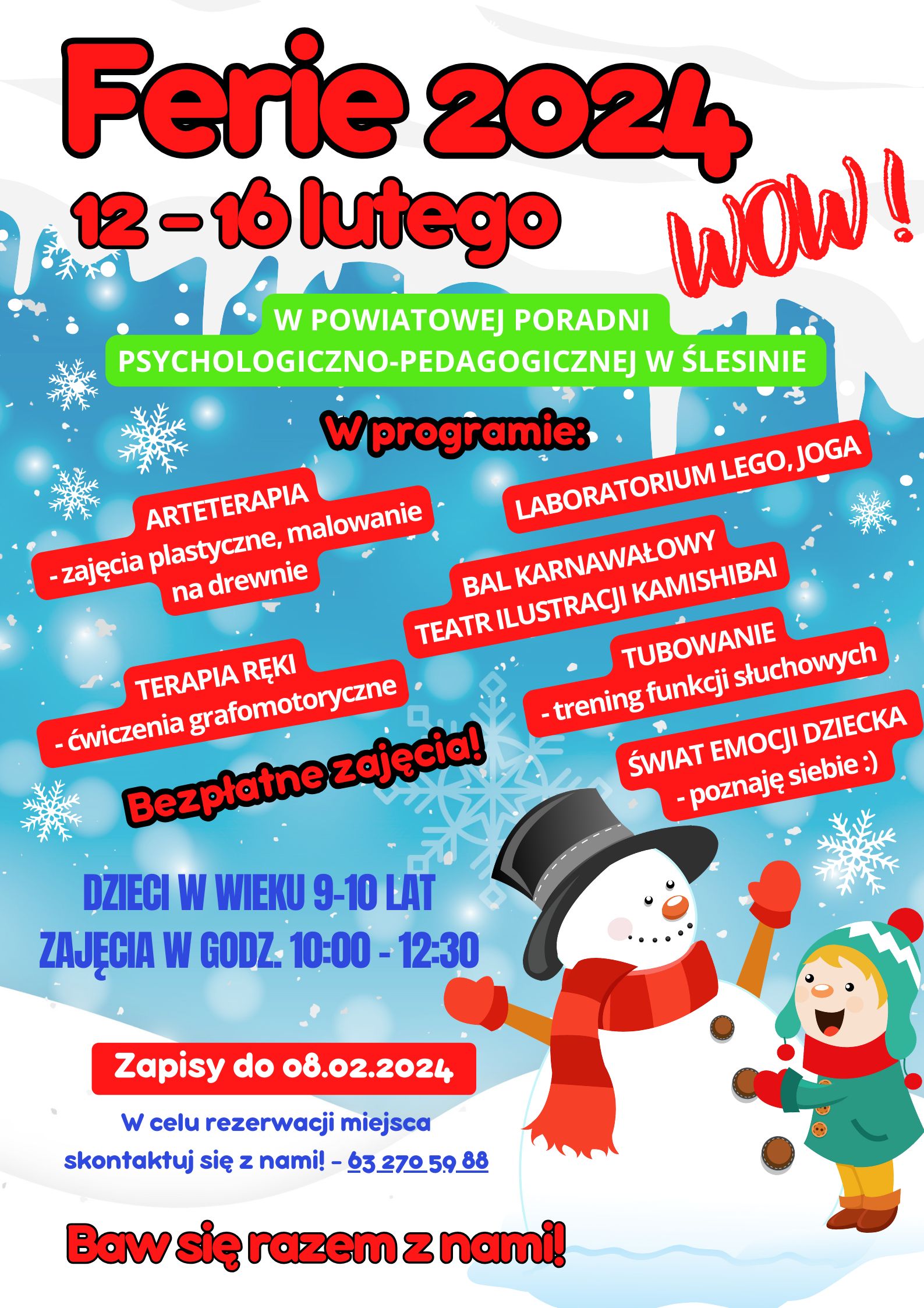 PLAKAT Ferie 2024